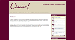 Desktop Screenshot of chandler-arts.org